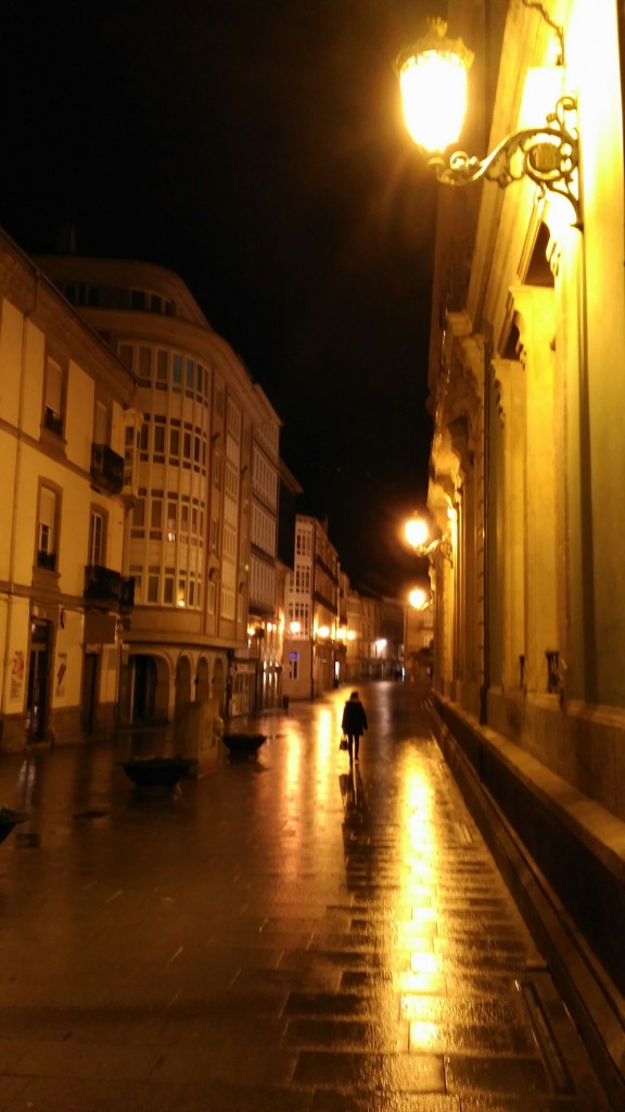 Foto de una calle de Lugo